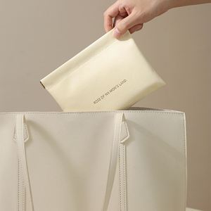Summer Portable Small <b>Mini</b> Pocket Makeup Storage <b>Bag</b> Pu Leather Sweatproof Cosmetic Pocket <b>Bag</b> for Women - Product Image 5