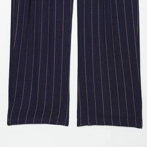 PB&ZA Donna 2026 Estate Autunno Nuovi <span class=keywords><strong>Pantaloni</strong></span> Larghi Chic alla Moda Vintage <span class=keywords><strong>a</strong></span> Vita Alta in <span class=keywords><strong>Lino</strong></span> <span class=keywords><strong>a</strong></span> <span class=keywords><strong>Righe</strong></span> Dritti Femminili Mujer - Product Image 5