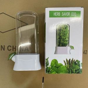 Contenedores de Plástico para Conservar Hierbas Frescas en el Refrigerador, de Gran Capacidad, para Frutas y Verduras - Product Image 1