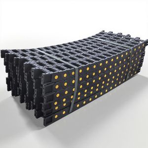 요델 카데나 휴대용 35*100mm Esteira Porta Cabos Igus 드래그 체인 선택 PVC 케이블 캐리어 나일론 드래그 체인 - Product Image 2