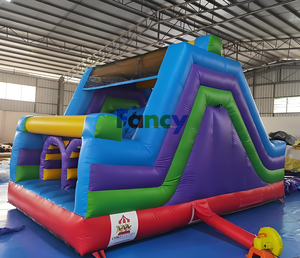 Juego emocionante Juego de obstáculos giratorios inflables, poste de obstáculos inflable, campo de obstáculos inflable para niños pequeños en venta - Product Image 3