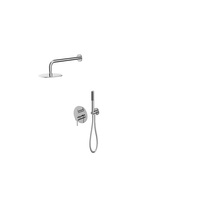 Ensemble de mitigeur de douche encastré en acier inoxydable 316 de qualité marine supérieure, résistant à la corrosion, kit de douche pluie pour salle de bain