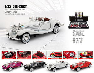 Clásico Modelo de Auto de Aleación a Escala 1:32 del Beetle Retro, con Sonido, Luces y Múltiples Funciones Abatibles - Auto Vintage de Colección para Niños - Product Image 5
