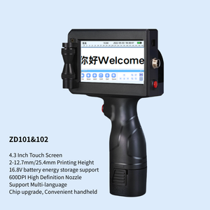 Industriale portatile TIJ portatile stampante a getto d'inchiostro per cosmetici bottiglia di tubo automatico data di scadenza Batch Code di stampa di imballaggio - Product Image 2