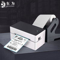 Printer Label termal hemat biaya, Printer Label termal kecepatan tinggi mode Desktop USB + gigi Bule TDL402 untuk ritel