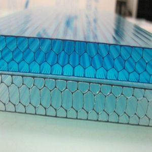 لوح مظلة خارجي ورقة جوفاء خلوية من البولي كربونات ورقة بلاستيكية ممتازة للاستخدام الخارجي - Product Image 3