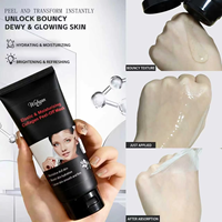Masker Wajah Kolagen Peel Off Pembersih Pori-pori Dalam, Melembapkan, Mengencangkan Kulit, Mencerahkan, Penghilang Komedo, Perawatan Wajah