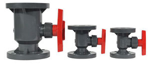 पीएच फ्लैंज यूनियन बॉल वाल्व वायवीय/इलेक्ट्रिक थ्रो नल नल के लिए प्लास्टिक बंद वाल्व पानी के लिए - Product Image 4