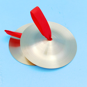 Wholesale Orff Adult Copper Cymbals 25cm OEM <b>Musical</b> <b>Instruments</b> Yangko Play Children's Performance Props - Product Image 3