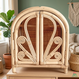 Armoire à poupées unique en forme de nuage – Fabriquée à la main au Vietnam (Meuble de rangement pour poupées et jouets d'enfants) - Product Image 4