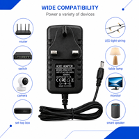 Adaptateur secteur AC/DC 3V1A 3W 5,5x2,5mm personnalisé en gros, prise murale UK pour appareils Bluetooth et de surveillance