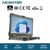 15,6 inch robuuste laptop I9-13900HK RTX 4060 16GB 512GB industriële notebook groen IP65 OEM ODM Wi-Fi 6 5.2