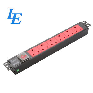 Unidad de Distribución de Energía Trifásica de 6 Vías Tipo Sudáfrica de 19 Pulgadas para Montaje en Gabinete de Servidor PDU 1.5U Original de Fábrica - Product Image 4