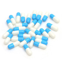 Capsules végétaliennes HPMC taille 000, couleurs personnalisées pour vitamines, séparation des capsules, impression de logo prise en charge