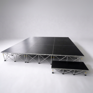 เวทีพับได้อลูมิเนียมคุณภาพสูง โครงสร้างเบา สำหรับจัดงานอีเว้นท์ - Product Image 1