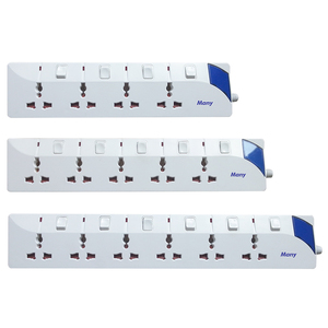 Tira de alimentación Universal, interruptor Individual, extensión de cable, nuevo tipo de 5 tomas - Product Image 6