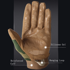 ถุงมือยุทธวิธี HBTG02 KPU สำหรับตั้งแคมป์ ทนทาน ป้องกันนิ้วมือด้วย TPR รองรับหน้าจอสัมผัส ป้องกันการกระแทก พร้อมแผ่นซิลิโคนป้องกันเต็มนิ้ว - Product Image 5