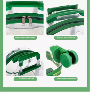 En çok satan tekerlekler üzerinde evcil hayvan taşıyıcı tamamen şeffaf <span class=keywords><strong>Pet</strong></span> arabası taşıma çantası havayolu onaylı evcil hayvan seyahat çantası - Product Image 4