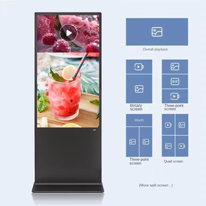 75 85 98 inch dọc LCD kỹ thuật số biển màn hình cảm ứng kiosk 4k Máy nghe nhạc quảng cáo tầng thường vụ hiển thị cho trung tâm mua sắm SDK - Product Image 2