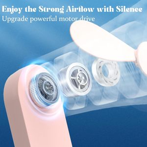 Nouveau Ventilateur Portable Léger à Télécommande Lerat 2026, <span class=keywords><strong>2</strong></span> Pales, Mini Pliable, Rechargeable USB, Autonomie 8-15 Heures, Pour Intérieur - Product Image 3