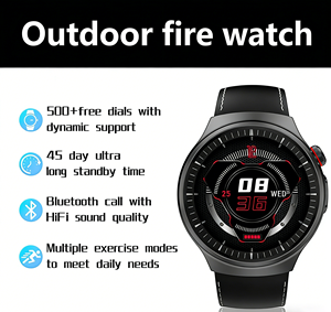 New Stylish Outdoor Long Standby Time <strong>Smart</strong> <strong>Watch</strong> Phone Waterproof Ignition Fire <strong>Watch</strong> Smartwatch For Men - Product Image 1