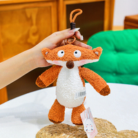 En gros Porte-clés en peluche animal 20 cm, design original, Crocodile Renard, Pendentif en peluche, Jouet en peluche parfumé, Breloque de sac, Ornement de bureau