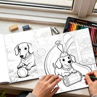 Cuaderno de Colorear Personalizado Premium, Espiral, Totalmente Personalizado, para Niños y Adultos, Material Escolar, Libro de Actividades para Aliviar el Estrés, Impresión de Libros