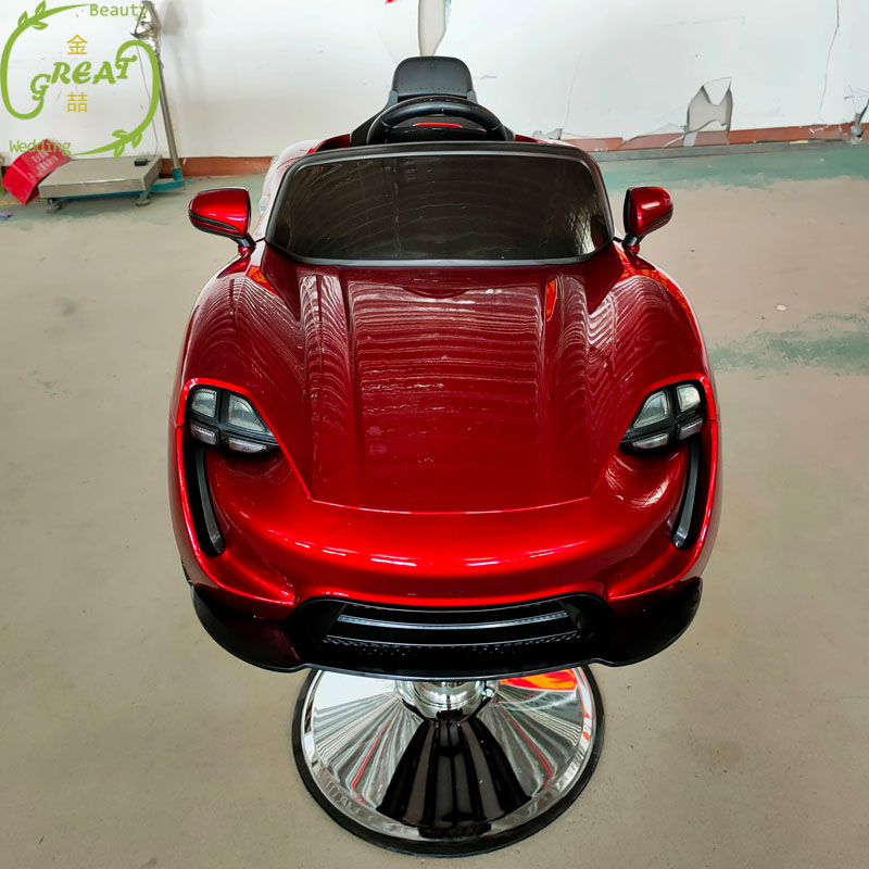 Great Foshan Factory Hot Sale Hair Cutting Chair Salon Stylist Modern Red Hair Kids Salon Chair For Children