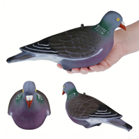 Lot de 6 leurres à colombes imprimés UV, direct usine, attracteurs visuels statiques avec piquet et crochet pour la simulation de chasse en terrain ouvert