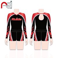 Tenue de danse de cheerleading, nouvelle tenue de cheerleading personnalisée à manches longues pour filles, pour les spectacles