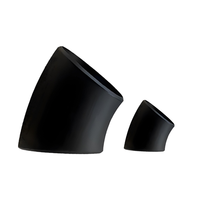 Coude en acier au carbone soudé à surface lisse haute pression SCH20 STD SCH40 pour tuyauterie industrielle