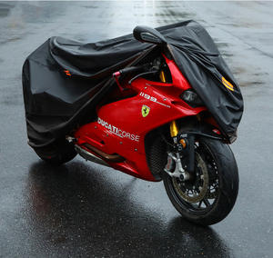 Housses de pluie pour véhicules électriques en gros, tenues de moto, enduites d'argent pour la protection contre le soleil et la poussière, housse de moto, tente de moto - Product Image 2