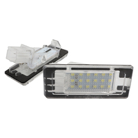 Paire de feux de plaque d'immatriculation à LED pour Dacia Duster 2010-