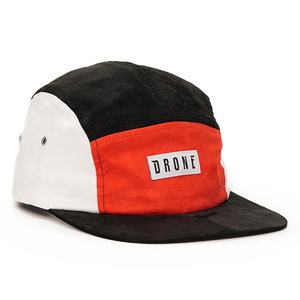 Casquettes personnalisées à 5 panneaux avec logo tissé en daim, chapeaux non structurés - Product Image 2