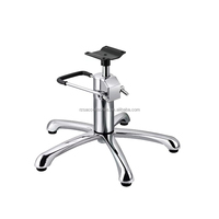 L'usine Foshan fournit des accessoires de chaise de barbier de beauté à base de métal de qualité supérieure avec pompe à huile pour un usage hospitalier à domicile
