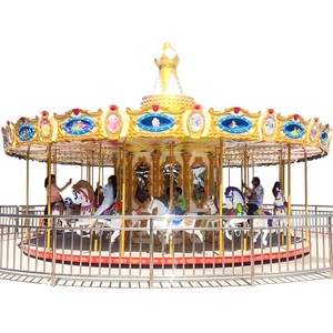 Grand manège forain extérieur pour enfants, carrousel à chevaux, manège à vendre, prix de gros - Product Image 1