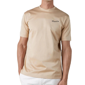 T-shirt pour homme en coton polyester imprimé, de haute qualité, respirant, décontracté, pour l'été, logo personnalisé - Product Image 1