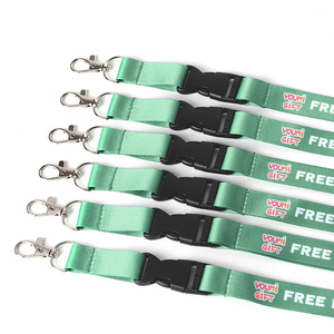 New Custom Sublimation Christmas Printing Logo Lanyards for Promotional Gift