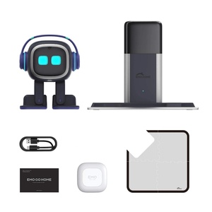 <span class=keywords><strong>Robot</strong></span> de compagnie intelligent Black <span class=keywords><strong>EMO</strong></span> Go Home avec station de charge, compagnon vocal IA pour enfants - Product Image 6