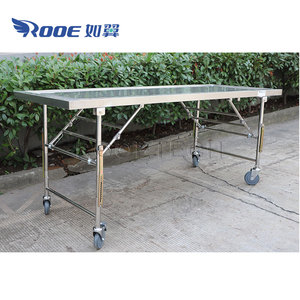 GA204 похоронный стол для вскрытия трупа из нержавеющей стали - Product Image 3