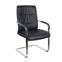 Chaise de bureau de conférence en cuir PU pour table de réunion, fabriquée à Foshan