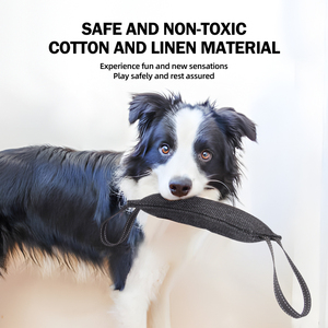 Giocattolo da addestramento per cani resistente con imbottitura in morbido cotone e manico antiscivolo per giochi all'aperto, giocattolo interattivo per cani - Product Image 3