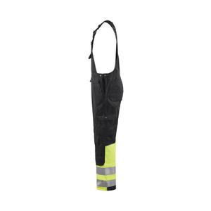 BLAKLADER - 266218009933C44 Babero de alta visibilidad general Negro/Amarillo-EAN 7330509718681 ROPA DE TRABAJO DE 2017 - Product Image 4