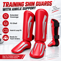 Protège-tibias en cuir personnalisés à prix d'usine, souples, protecteurs, durables, 1,5 kg pour l'entraînement de Muay Thai, MMA et en salle de sport