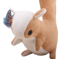 Oreiller en peluche pour le cou en forme de U pour voiture, animal écureuil mignon en gros pour le voyage