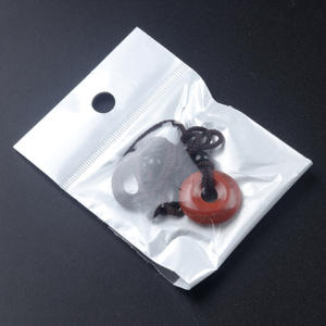 क्रिस्टल एगेट कच्चे पत्थर के शांति बकल हार हार डोनट ब्रेडेड पुरुषों और महिलाओं के गहने छोटे उपहार हार - Product Image 3