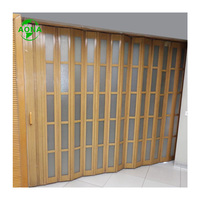 Porte pliante en PVC coulissante en accordéon à charnière souple Offre Spéciale pour cloison