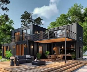 Maisons conteneurs de luxe personnalisables à vendre – Construction en acier, villas préfabriquées, restaurants, logements en panneaux sandwich, maison de 40 pieds - Product Image 3