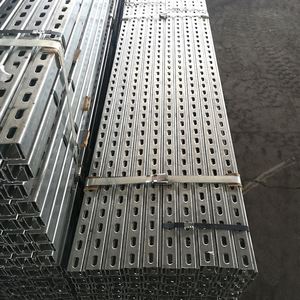Profilé en C en acier galvanisé 40x20, profilé en U en acier doux 100mm, profilé en U fendu, rail en acier au carbone, profilé en U en acier - Product Image 3