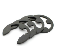 Custom Grade DIN 6799 Edge Locking Automotive Mechanisms Precision Form Black Finish External Retaining Ring Washer